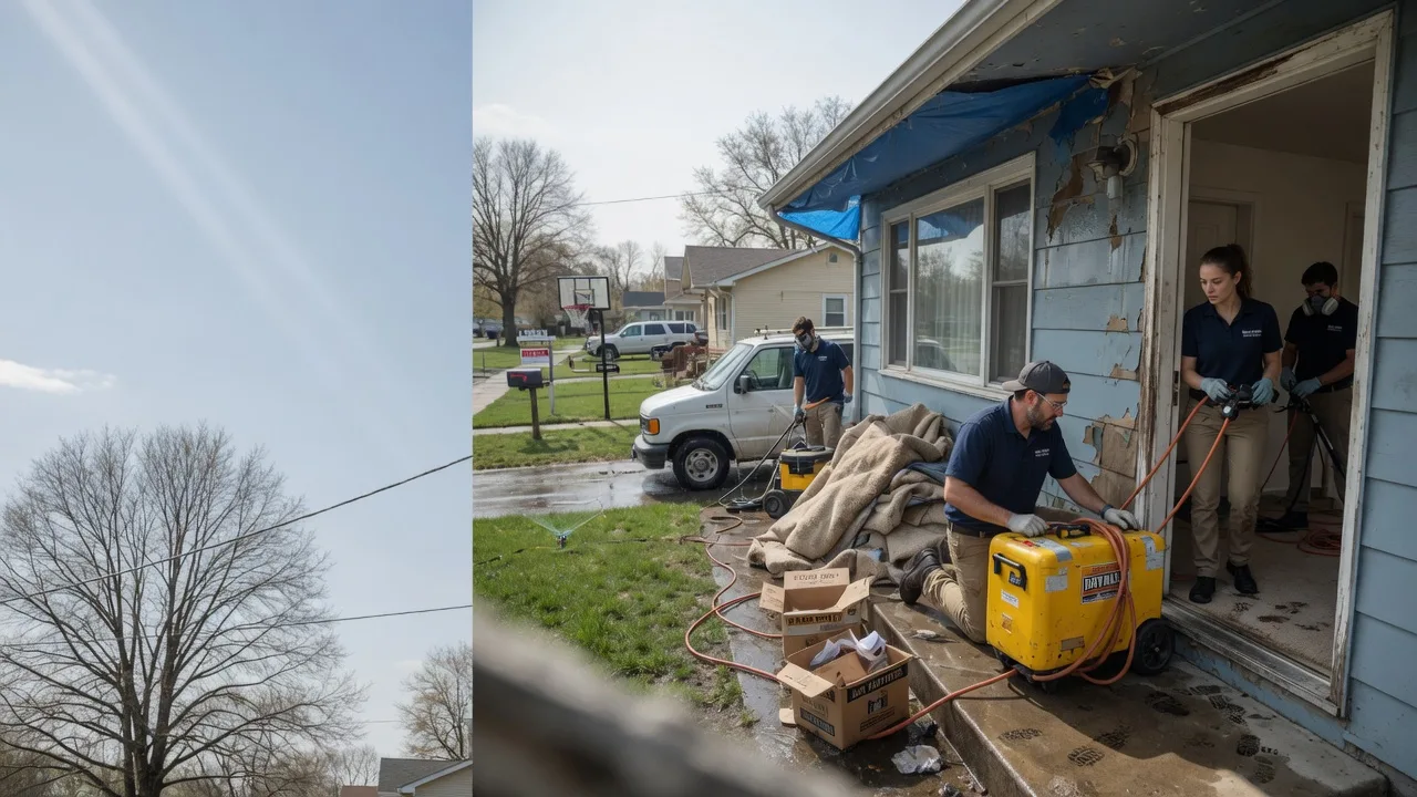 Basement Flood Cleanup in Liberty Mills, IN near me